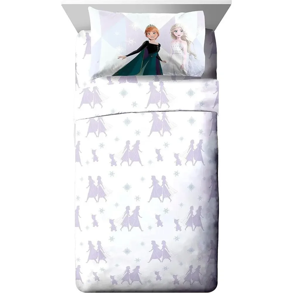 Jay Franco Frozen 2 Spirit 5 Piece Full Size Bed Set disney Comforter Sheet Set